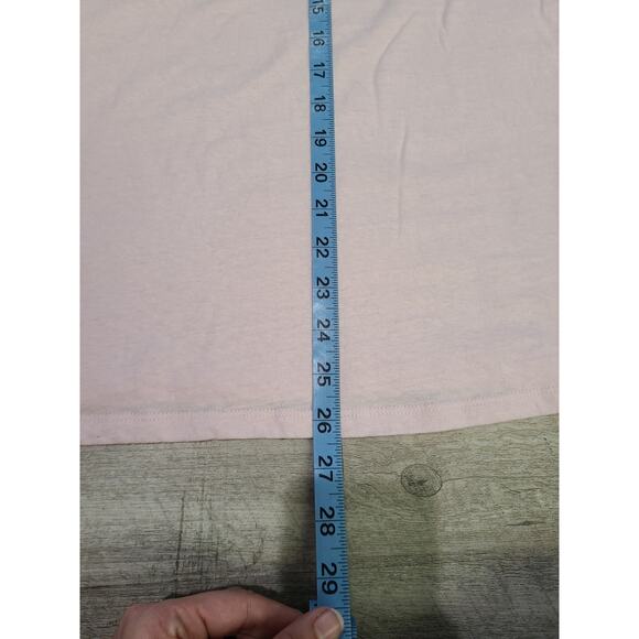 Old navy 2x plus womens slim fit "adventure of a lifetime" light pink tee - Picture 6 of 6